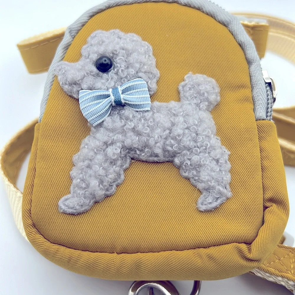 OUTDOOR ADVENTURE PET VEST WITH CUTE BACKPACK AND LEASH FOR MEDIUM DOG